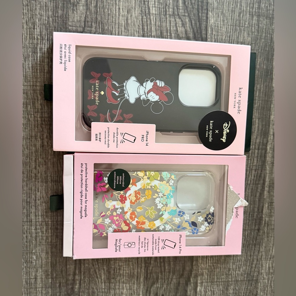 Brand New! Two Cases, Kate Spade, IPhone 14 PRO